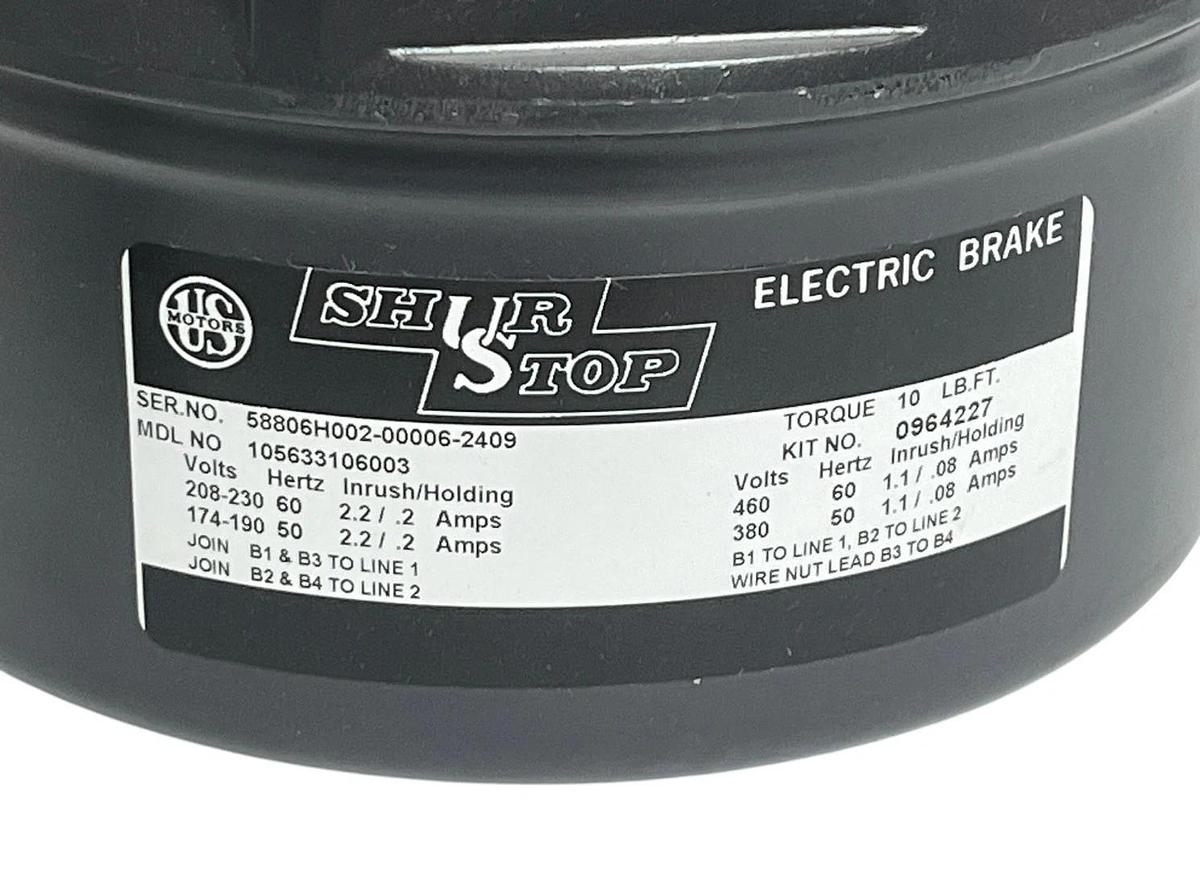 Emerson Stearns Shur Stop Electric Brake Kit 0964227 105633106003 10 lb-ft - New