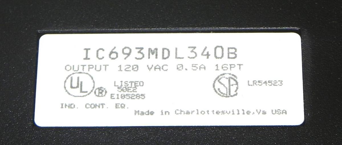 Used GENERAL ELECTRIC IC693CHS392D BASE 10-SLOT EXPANSION WITH I/O CARDS