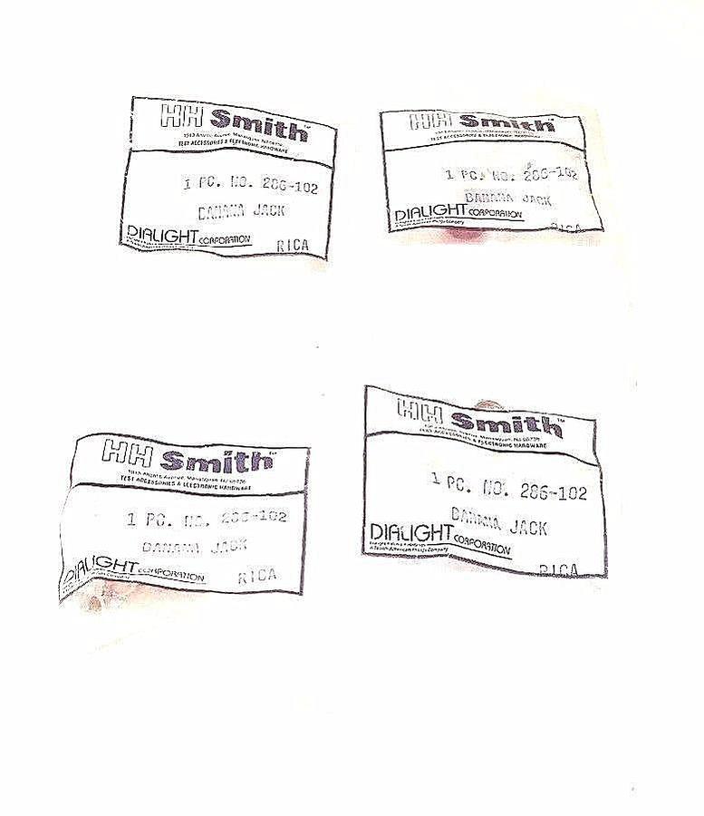 LOT OF 4 NEW HH SMITH 286-102 BANANA JACKS 286102