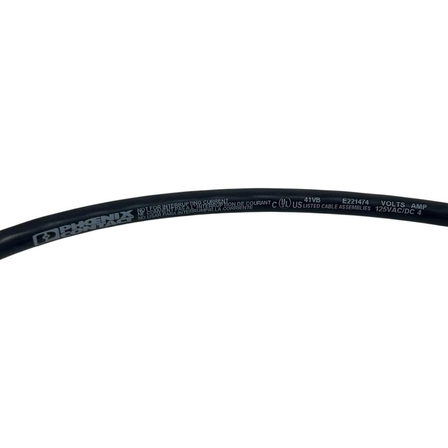 Used Phoenix Contact 1697111 M12 Female Straight Sensor Cable 10m 5-Pin PUR NEW