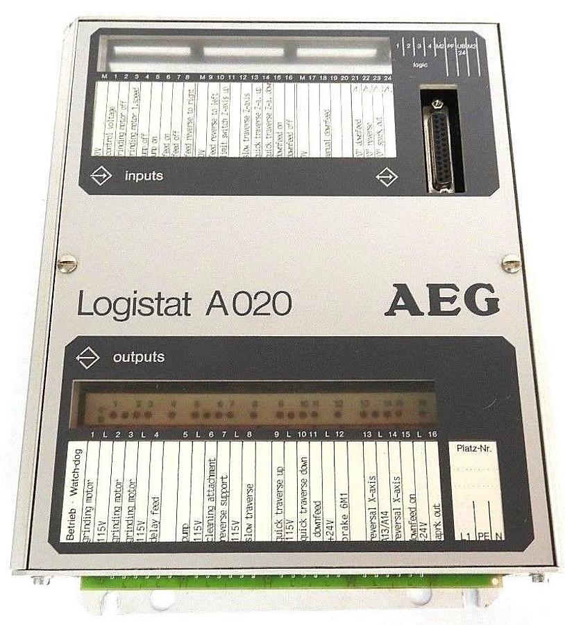 Used AEG GOULD MODICON A020/E/24V 7628-042.200596.11 LOGISTAT EXTENSION 24V