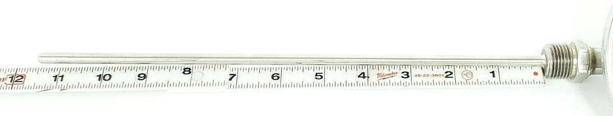 Used WIKA TREND -40 TO 120 DEG F / -40 TO 50 DEG C THERMOMETER, 12" STEM