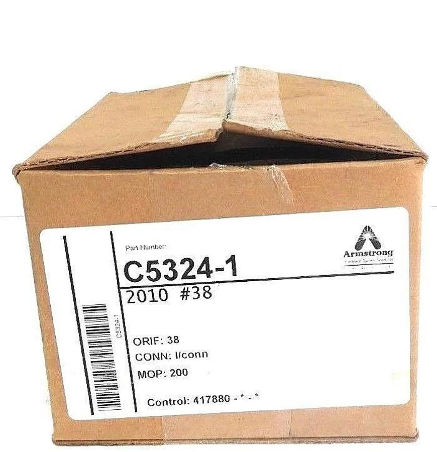 Used NIB ARMSTRONG C5324-1 210 #38 STEAM TRAP ORIF: 38, CONN: I/CONN, MOP: 200