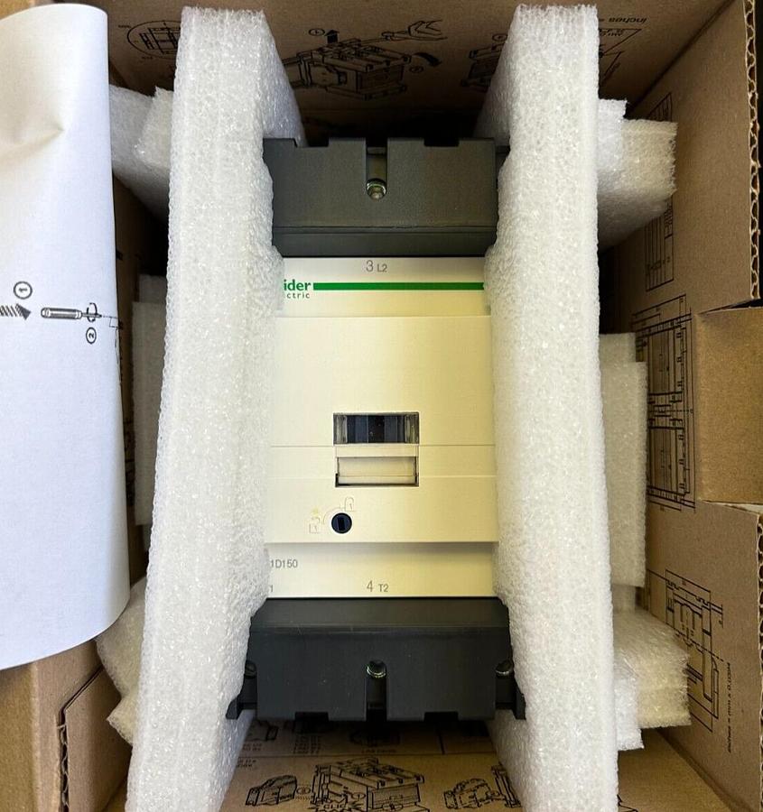 Used NEW SCHNEIDER ELECTRIC LC1-D150G7 / LC1D150G7 TeSys CONTACTOR 120V 50/60Hz