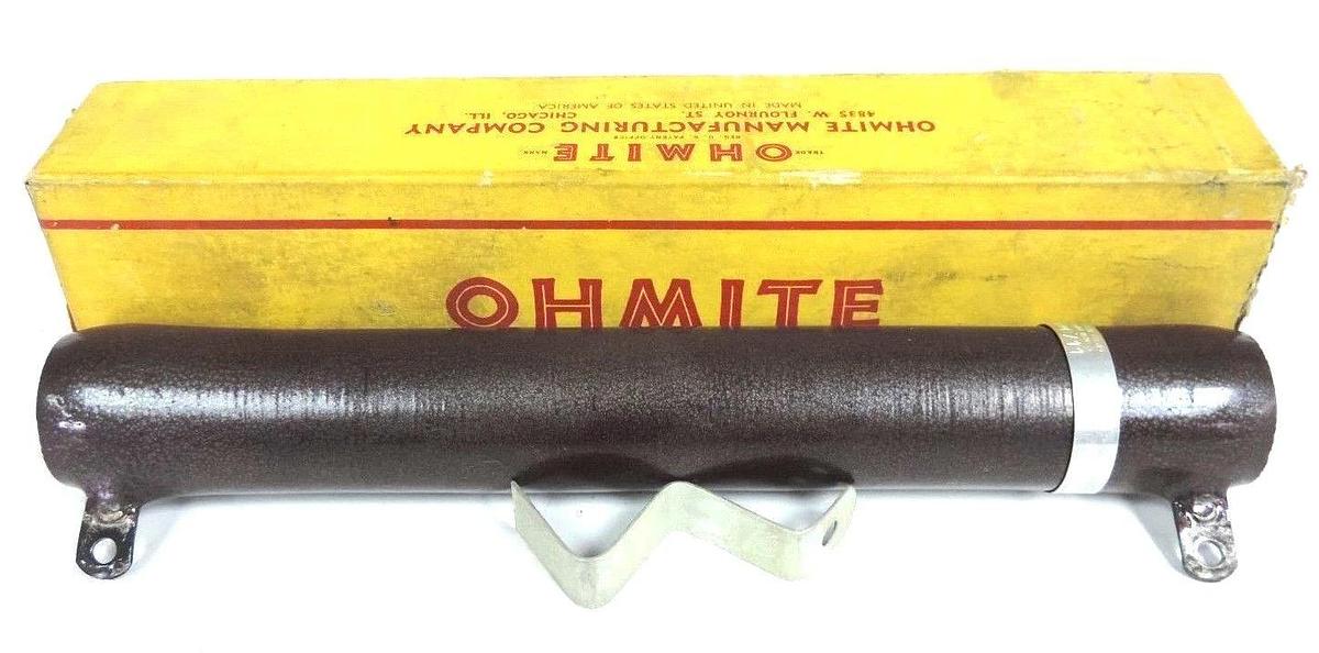 Used NIB OHMITE VITREOUS ENAMELED FIXED RESISTOR NO. 0711 RESISTANCE: 2000 OHMS