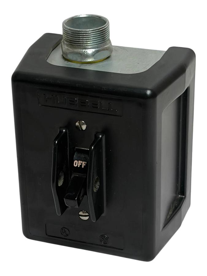 Hubbell HBL7810BW Manual Motor Controller Switch 30A 600VAC NEMA 1 Enclosure