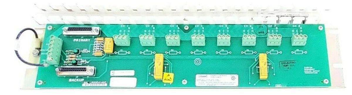 Used FISHER CL6872X1-A2 RED. ANALOG OUTPUT TERMINATION PANEL 31B5150 41B7288X032-98