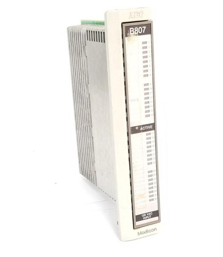 Used AEG MODICON AS-B807-032 INPUT MODULE AS-8706-000 , 120V 50/60HZ