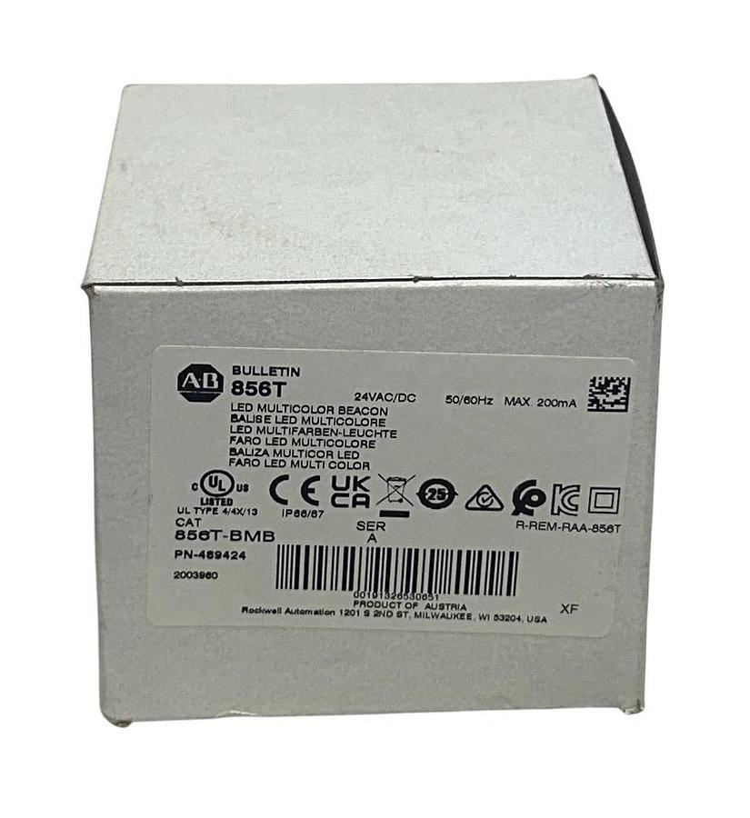 ALLEN BRADLEY 856T-BMB /A BULLETIN 856T LED MULTICOLOR BEACON 24VAC/DC NSMP