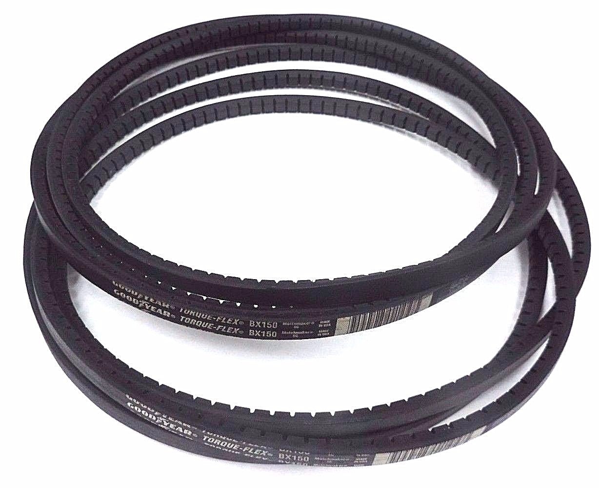 LOT OF 2 NEW GOODYEAR BX150 TORQUE-FLEX BELTS