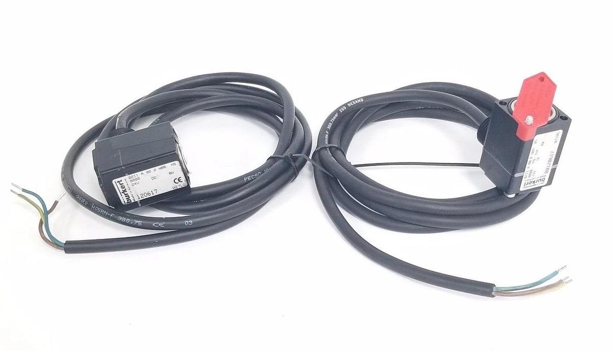 Used LOT OF 2 BURKERT 120617 VALVE COILS 24V, 8W
