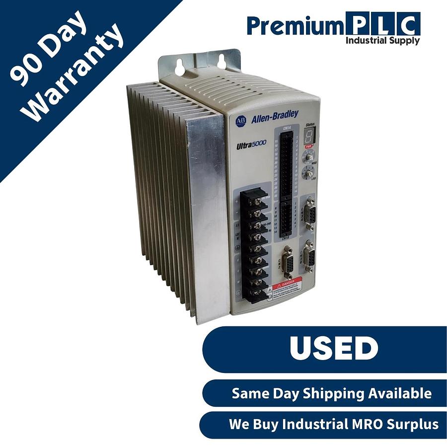Used ALLEN BRADLEY 2098-IPD-010 /B Ultra 5000 SERVO DRIVE 1kW F/W V1.10 P/N 9111-0063