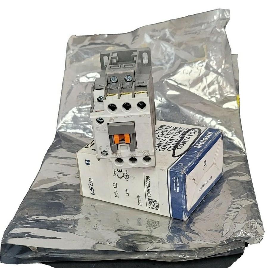 Used NEW METASOL ALTECH CORP MC-18B-DC24V CONTACTOR 3 POLE 18A MC18BDC24V