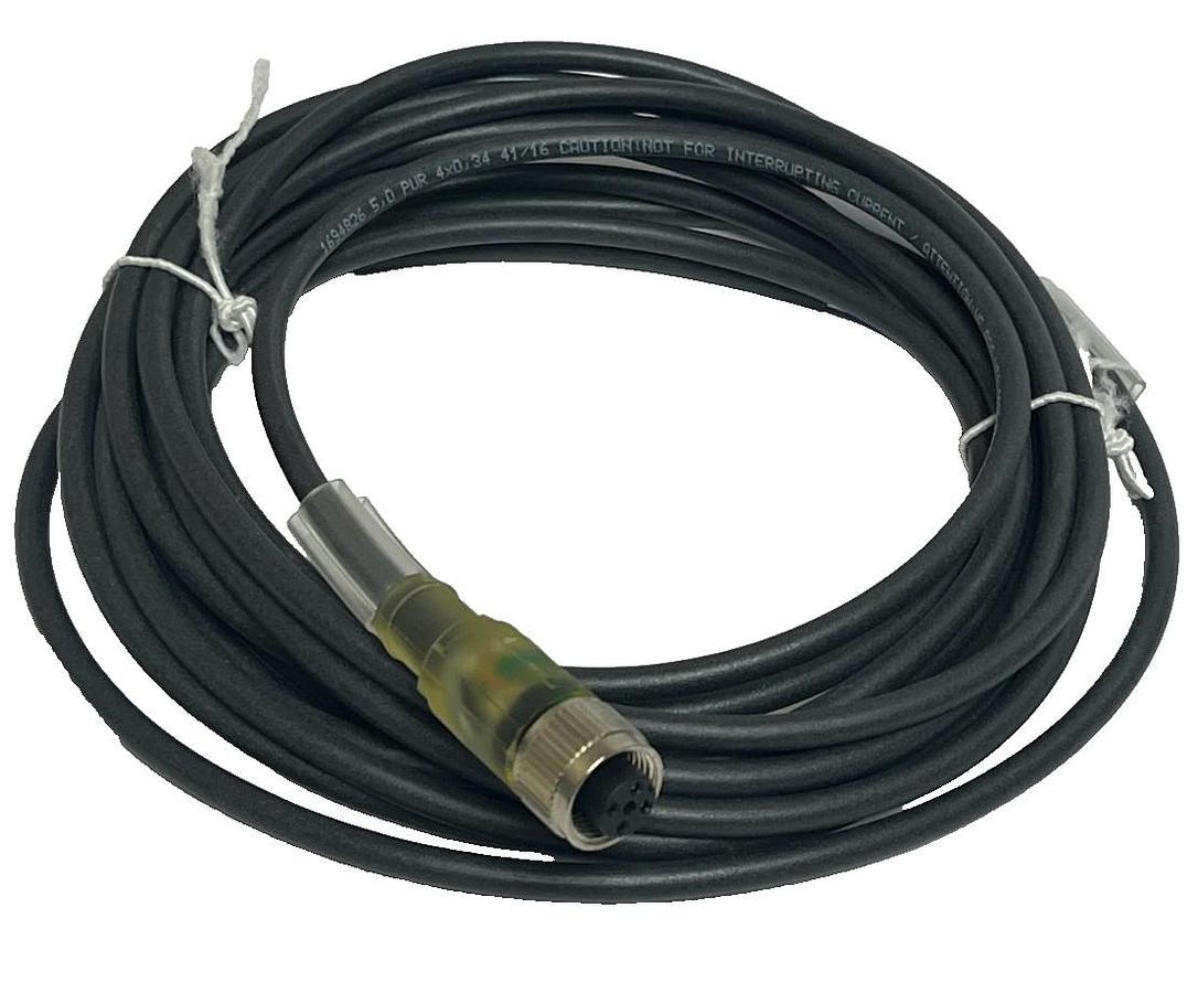 Phoenix Contact 1694826 M12 Female Straight Sensor Cable 5m 4-Pin 2-LED PUR NEW