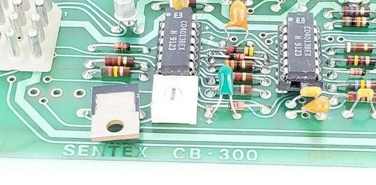 Used SENTEX SYSTEMS CB-300 PC BOARD ASSEMBLY CB300