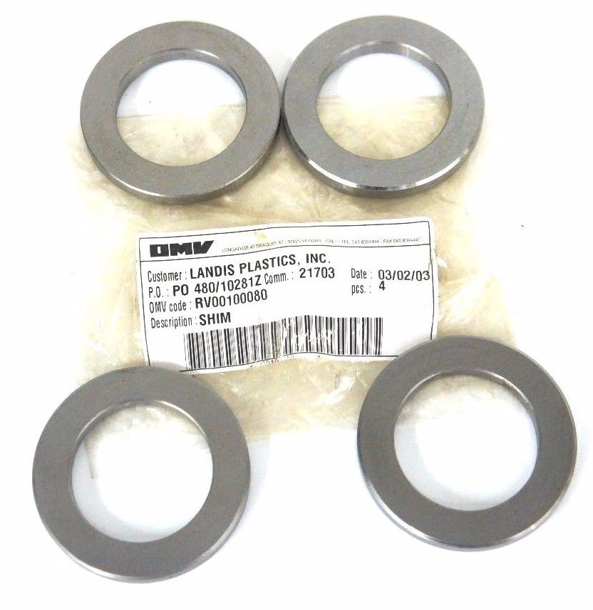 Used LOT OF 4 NEW OMV RV00100080 SHIMS