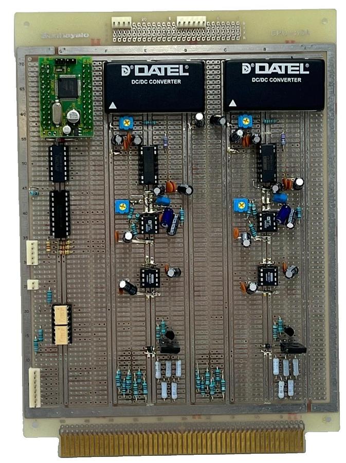 Used Sunhayato CPU-113A Circuit Board W/ 2 DATEL BWR-15/330-D48A-C DC/DC CONVERTERS