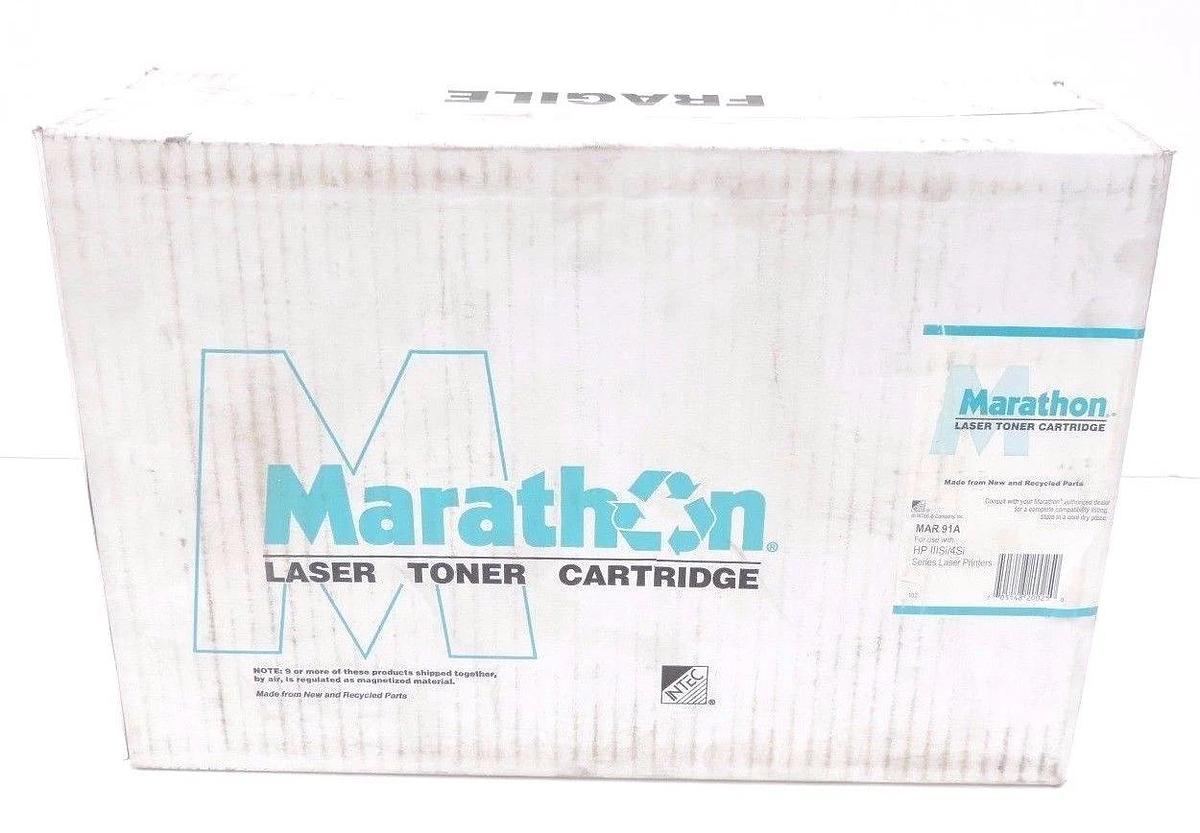 Used NIB MARATHON MAR91A LASER TONER CARTRIDGE FOR USE W/ HP IIISi/4Si
