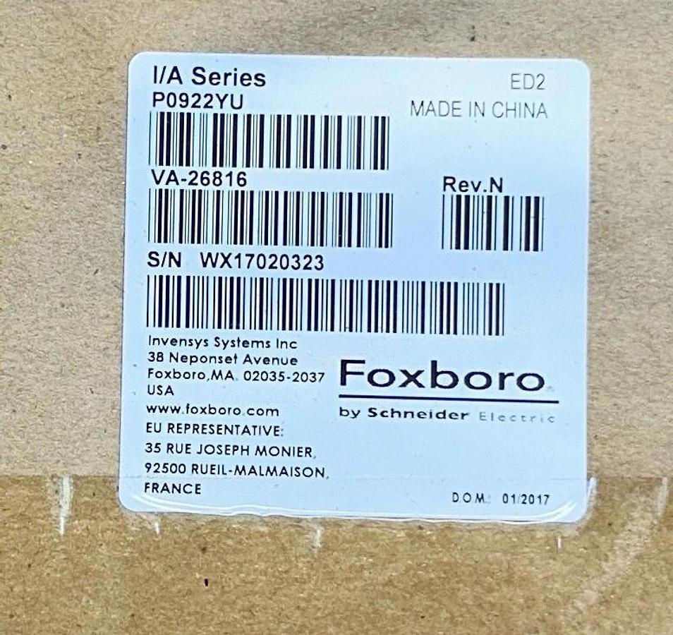 Used NEW SEALED FOXBORO P0922YU / VA-26816 I/A SERIES POWER SUPPLY FPS400-24 NSFS