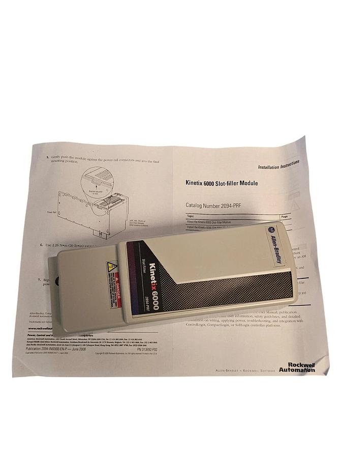 Used NIB ALLEN BRADLEY 2094-PRF MODULE SLOT FILLER 2094PRF SER. A