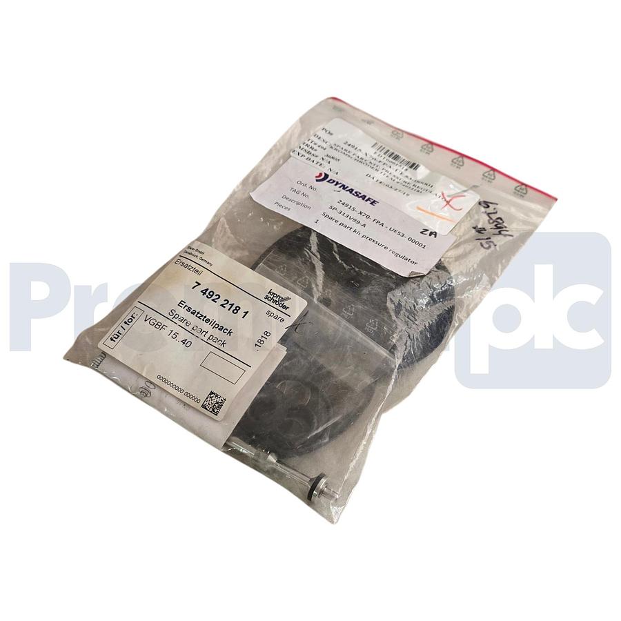 Used Krom Schroder 74922181 Spare Part Kit for VGBF 15..40 Gas Pressure Regulator NEW