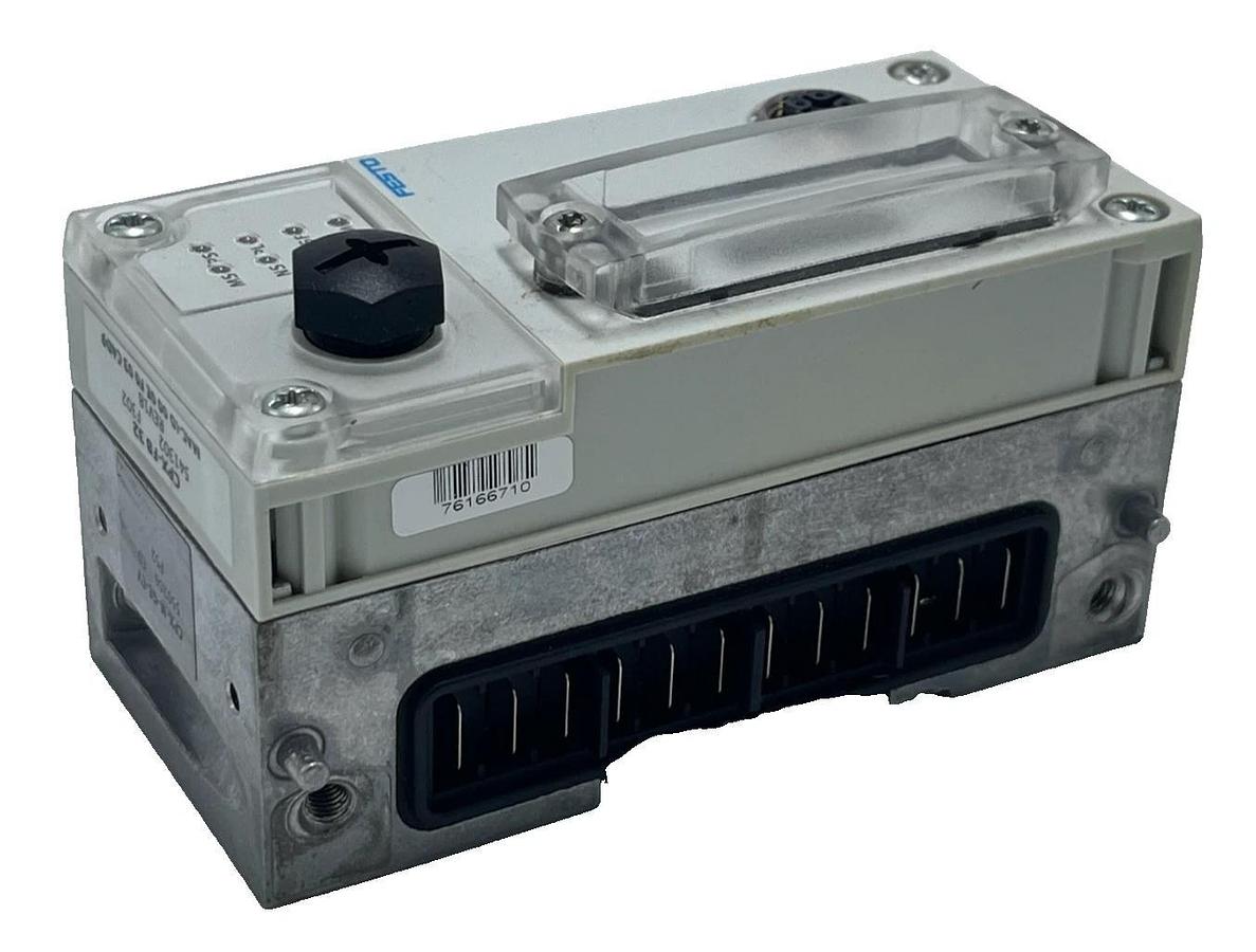 Used Festo CPX-FB32 Bus Node REV 18 (541302) with CPX-M-GE-EV Interlinking Block