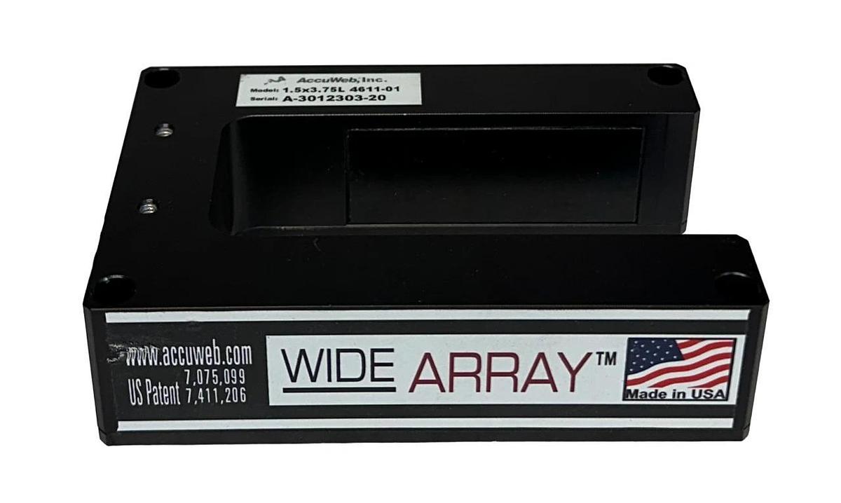 Used AccuWeb INC 1.5x3.75L 4611-01 / 461101 WIDE ARRAY EDGE DETECTOR W/ CABLE USNP