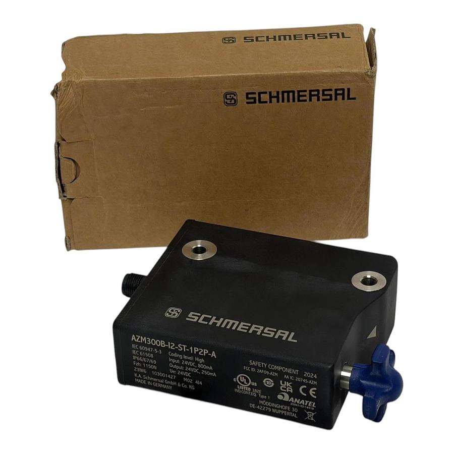 Schmersal AZM300B-12-ST-1P2P-A RFID Solenoid Interlock Safety Switch - NSMP