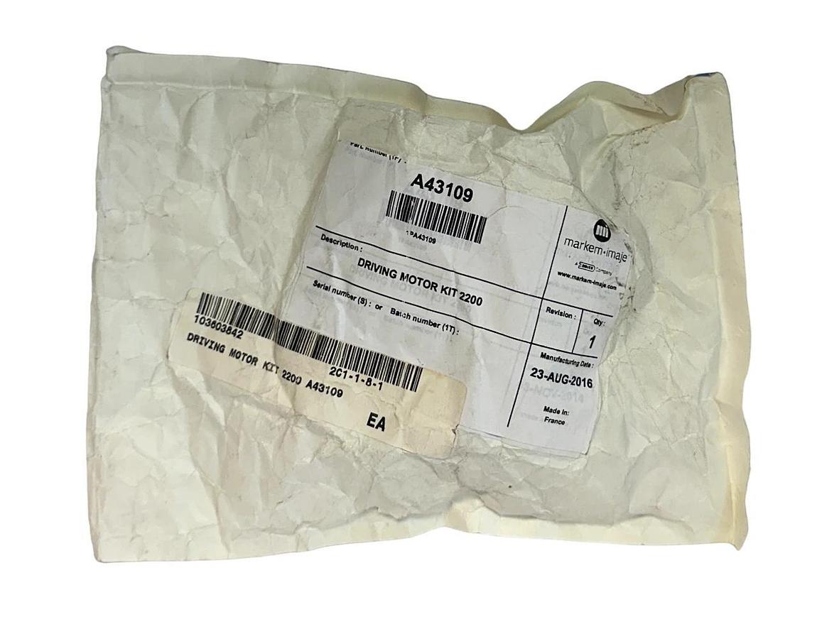 MARKEM-IMAJE A43109 OEM DRIVING MOTOR KIT 2200 BELT- T2.5/330-ST 190913 NSMP