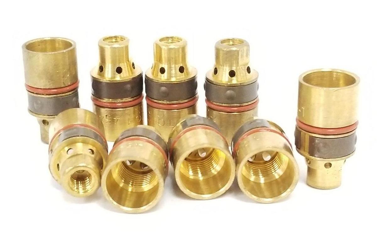 Used LOT OF 37 NEW TOUGH GUN 454-1 RETAINING HEADS 4541