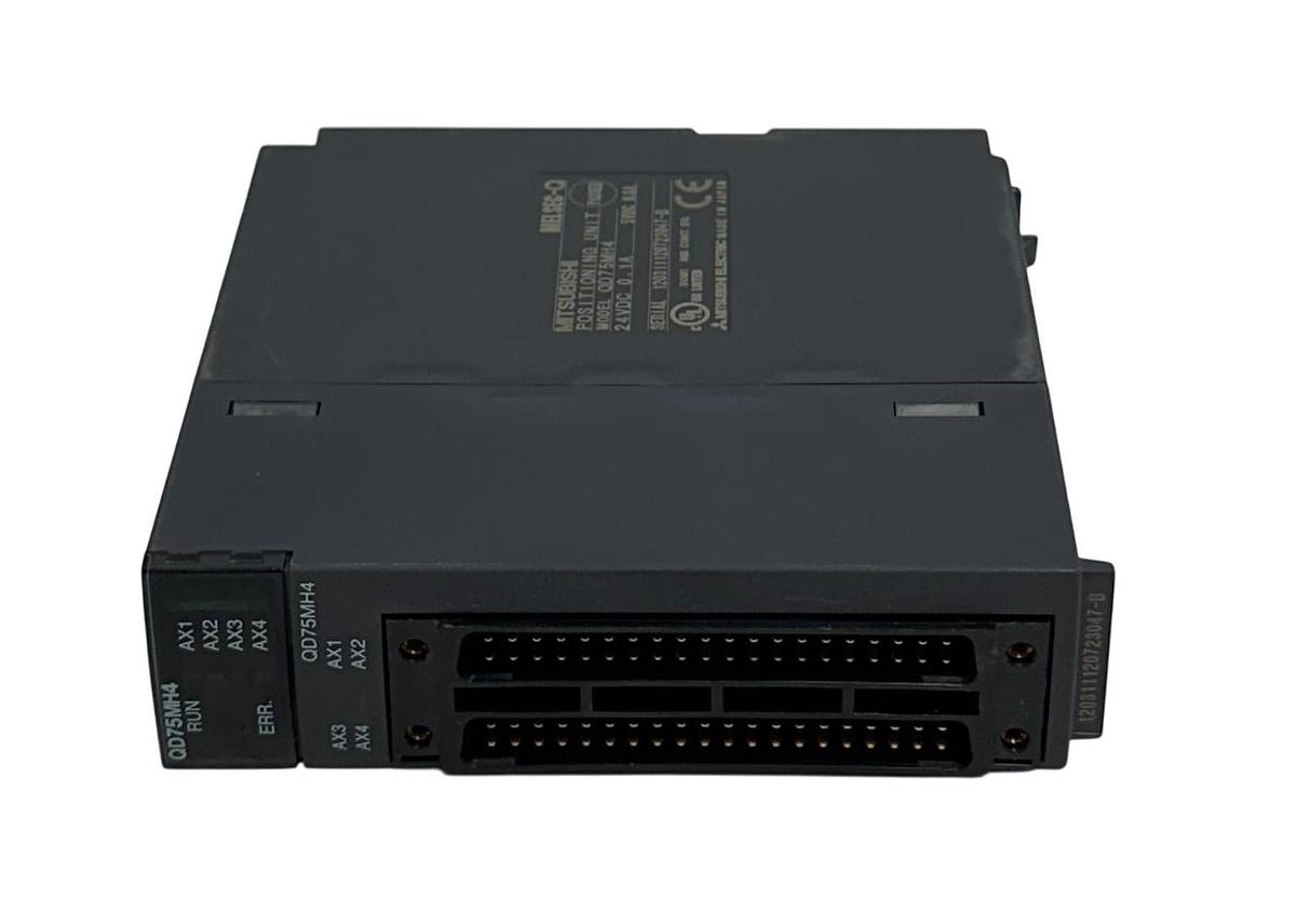Used MITSUBISHI ELECTRIC QD75MH4 MELSEC-Q POSITIONING MODULE 4-AXIS 24VDC 0.1A USNP
