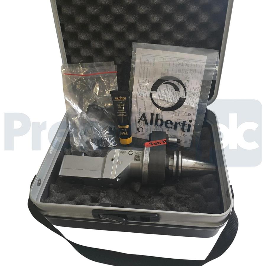 Alberti ER-AX25 T90 | TR90cn 2.5 CAT40 I=65 PL=25 CNC Right Angle Milling Head