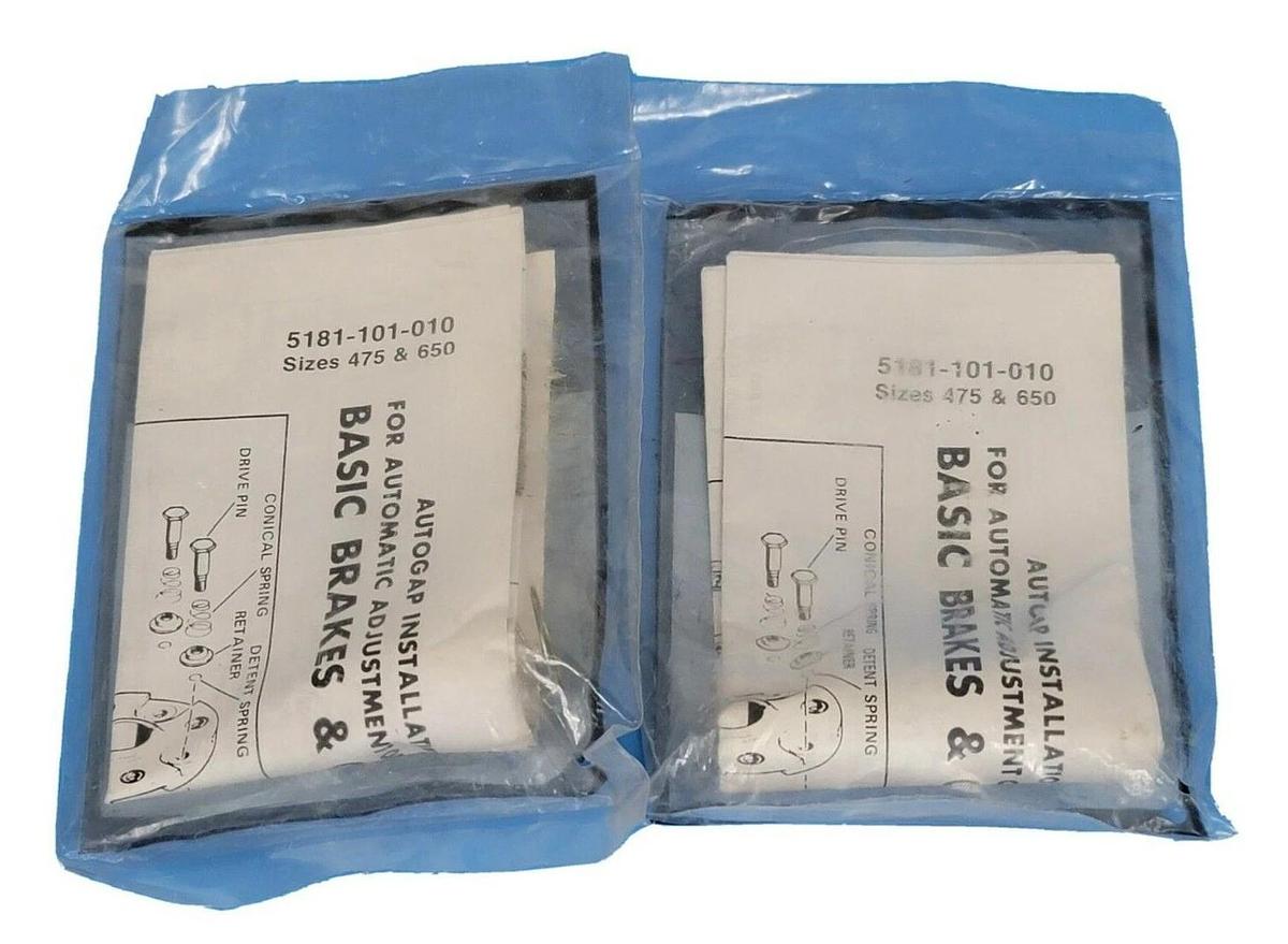 Used LOT OF 2 NEW WARNER ELECTRIC 5181-101-010 AUTOGAP ACCESSORY KITS 5181101010
