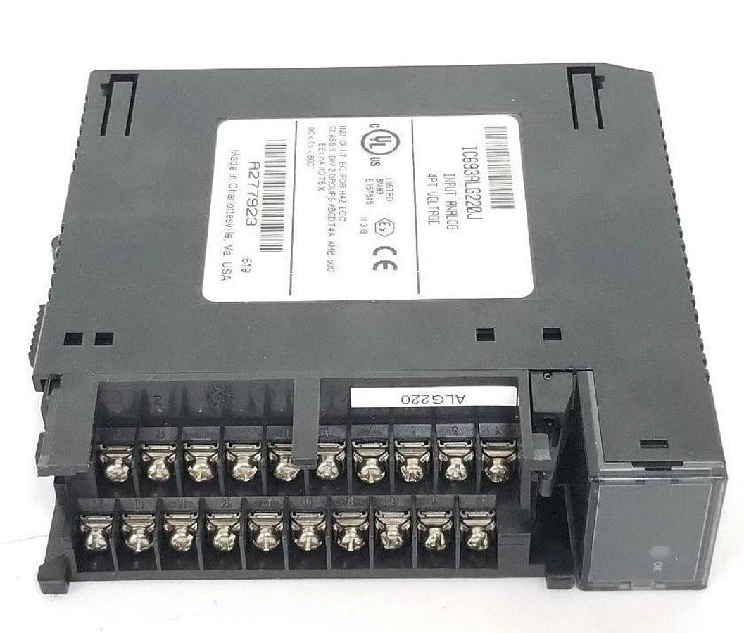 Used GE FANUC IC693ALG220J INPUT ANALOG 4PT VOLTAGE MODULE