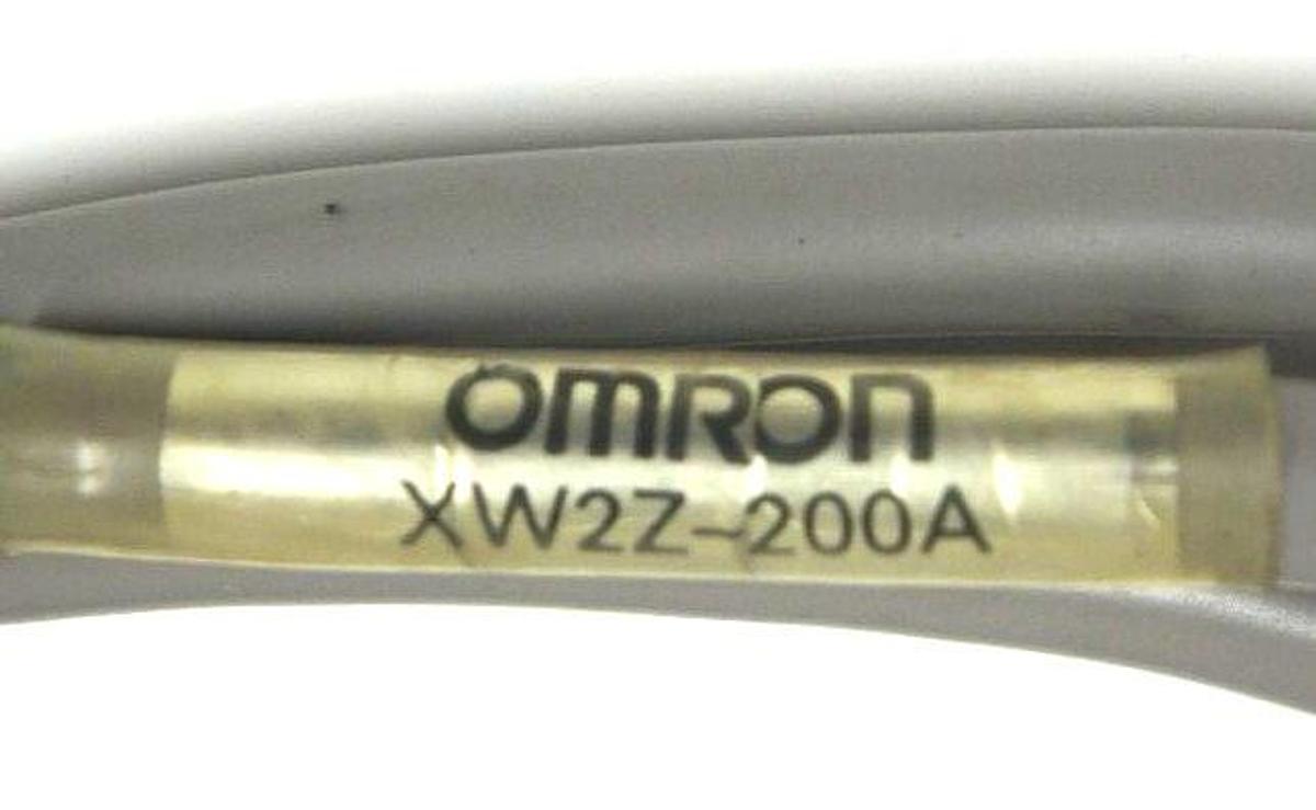 Used OMRON XW2Z-200A 2M CABLE FOR SCREW TERMINAL, XW2Z200A