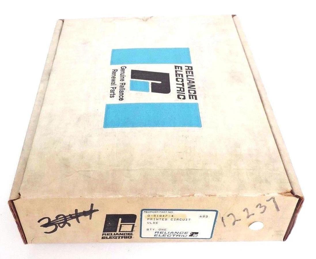 NIB RELIANCE ELECTRIC 0-51847-4 PRINTED CIRCUIT BOARD VLDE, 0518474 68D