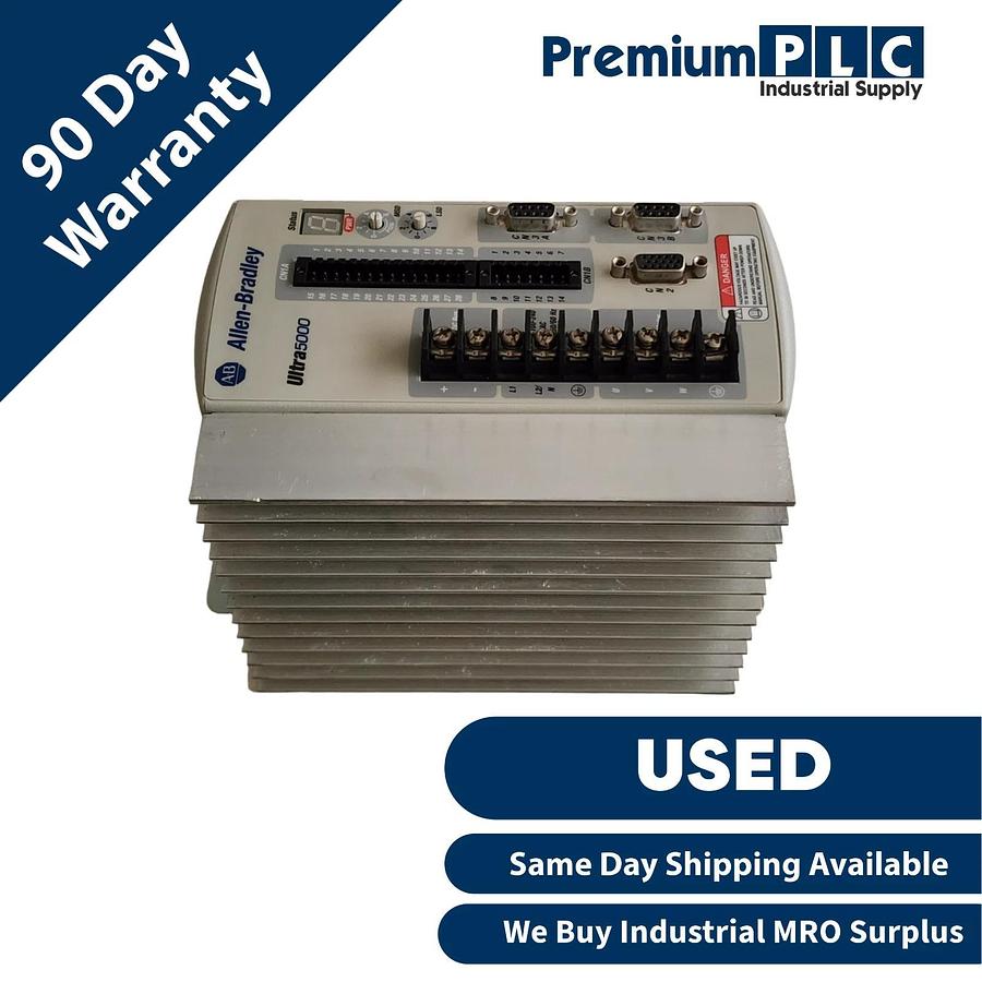 Used ALLEN BRADLEY 2098-IPD-010 /B Ultra 5000 SERVO DRIVE 1kW F/W V1.10 P/N 9111-0063