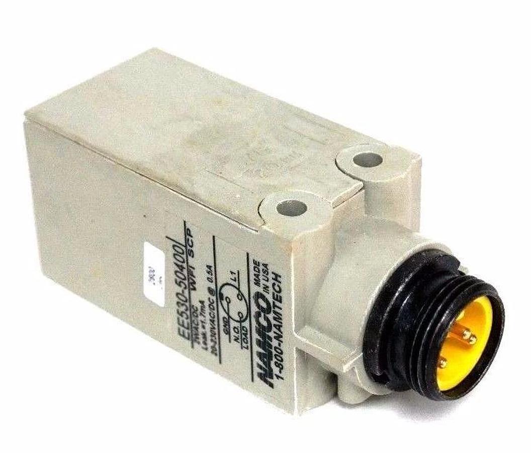 Used NIB NAMCO EE530-50400 PXSW SENSOR, RECT, LED FSENSE,NO,SCP, 5A, 20-230VAC/DC