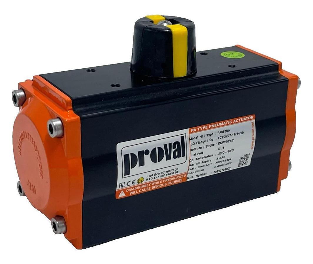 Proval PA063DA A210 Series Double Acting Pneumatic Actuator NSMP