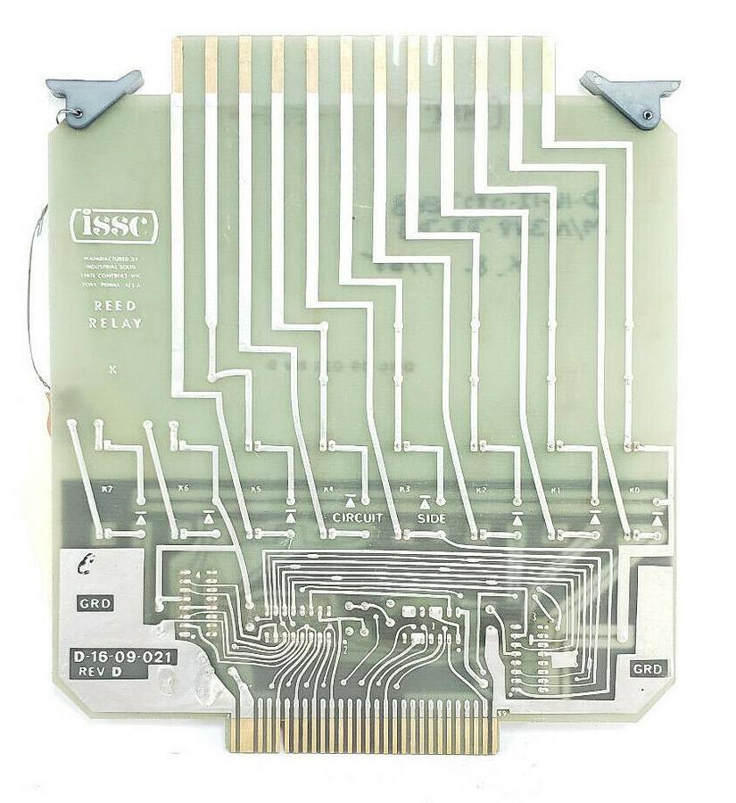 Used REPAIRED ISSC D-16-09-21 REV. D RELAY BOARD, D-16-12-082 REV. B, 348-RR-PB