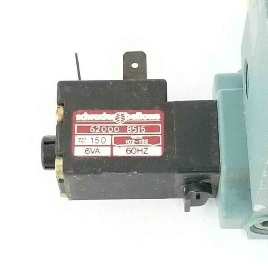 Used SCHRADER BELLOWS 52900-5515 VALVE 529005515, 520008515, 120V 60HZ, 4W