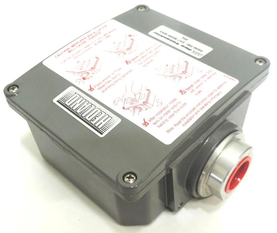 Used NIB HEDLAND H701A-030-MR FLOW METER 3/4" NPT OIL 30GPM, MR FLOW TRANSMITTER