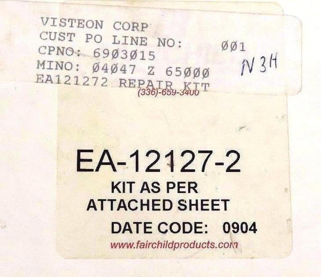Used NIB FAIRCHILD EA-12127-2 SERVICE KIT FOR 10BP -300 & 400STANDARD, EA121272