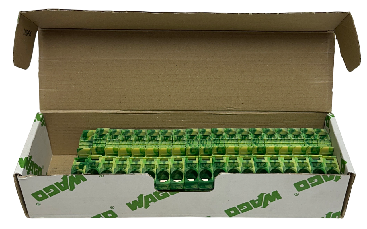 Used 19 WAGO 2016-1207 / 20161207 TOPJOB S 2-CONDUCTOR TERMINAL BLOCKS 2-POS NSMP
