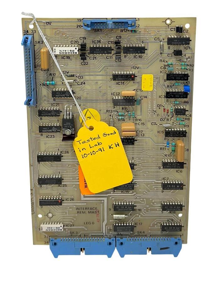 Used CROSFIELD ELECTRONICS 7334-4000P / 7334-5000P INTERFACE REM MASTER BOARD USNP