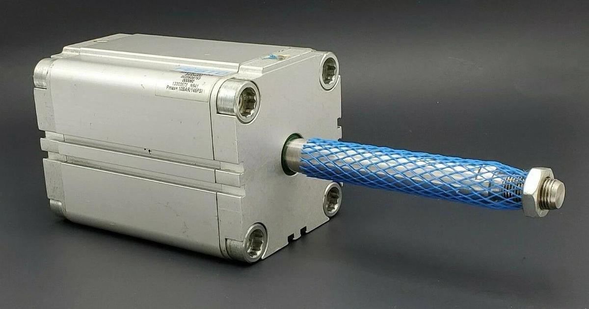 Used FESTO ADVU-80-100-A-P-A COMPACT CYLINDER 80MM BORE X 100MM STROKE ADVU80199APA