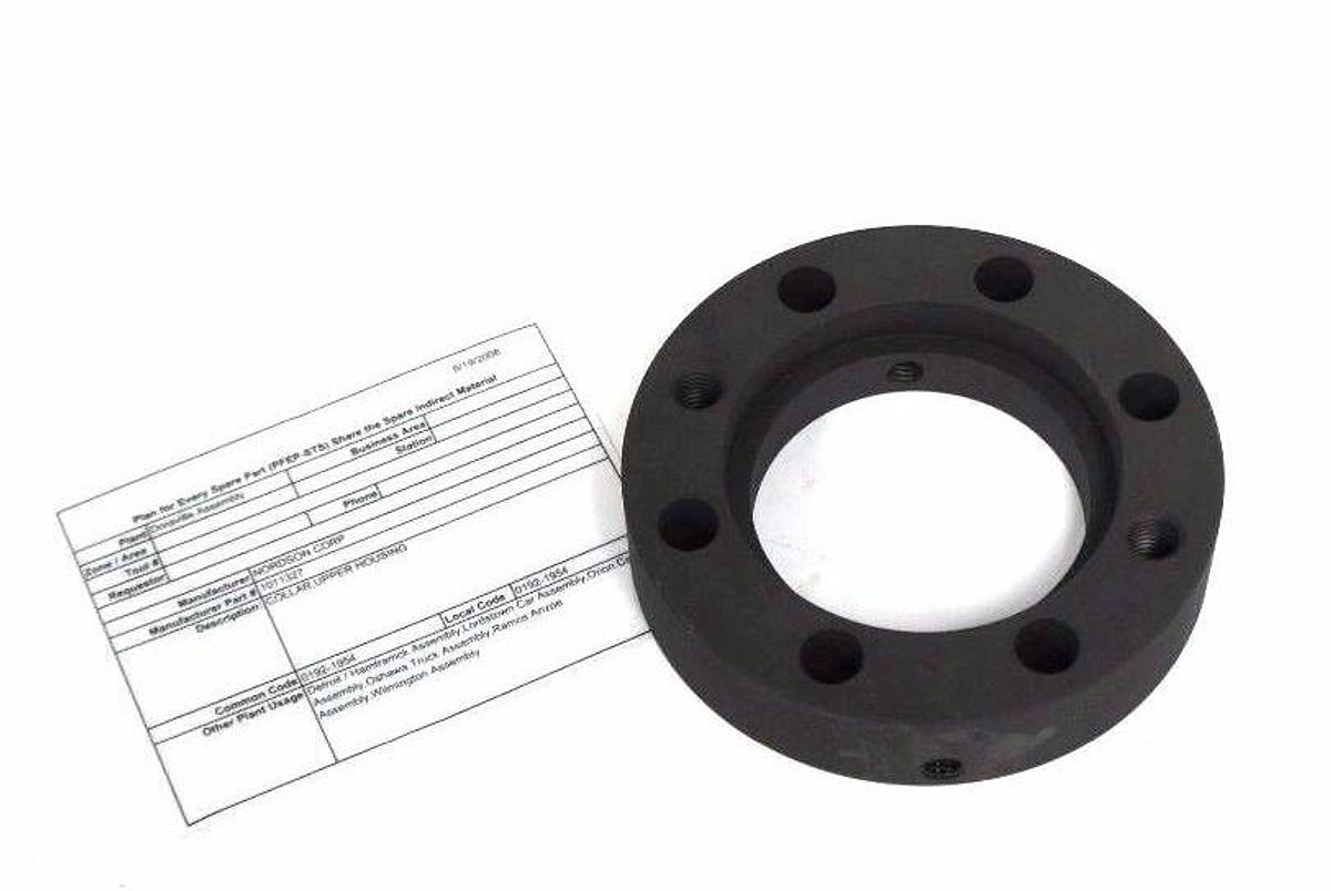 Used NEW NORDSON 1011327 COLLAR TYPE UPPER HOUSING