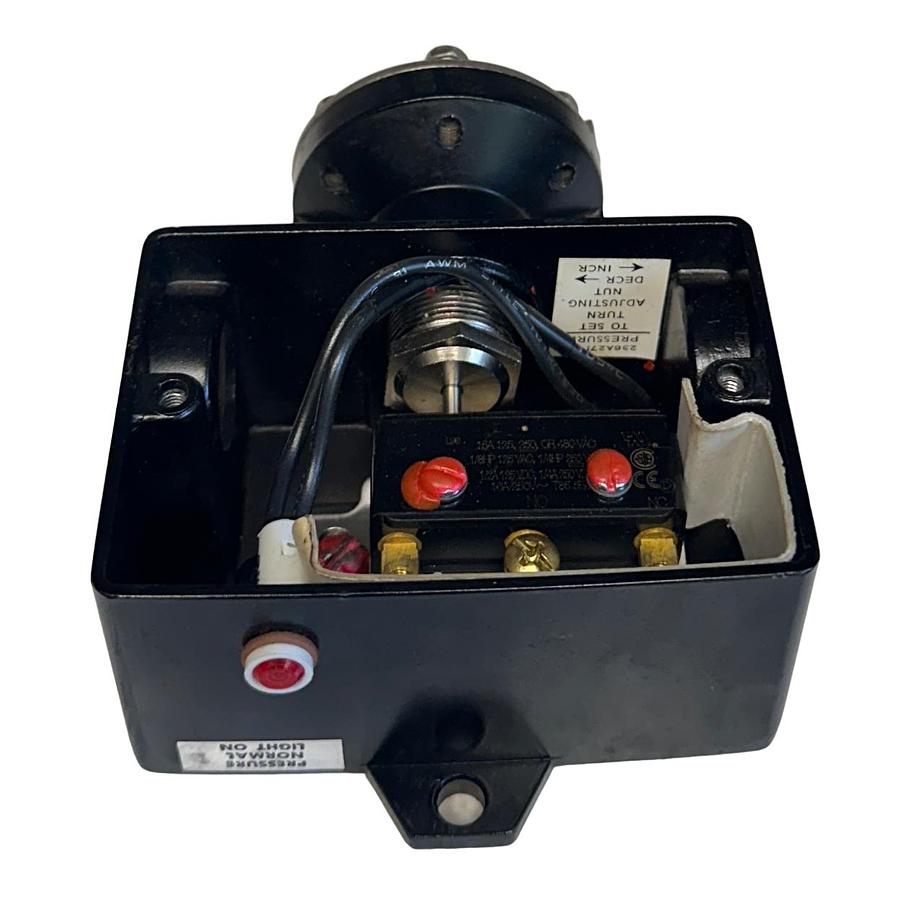 Used DRESSER ASHCROFT B424V-XFM / B424VXFM PRESSURE SWITCH 15PSI 125/250/480VAC USNP