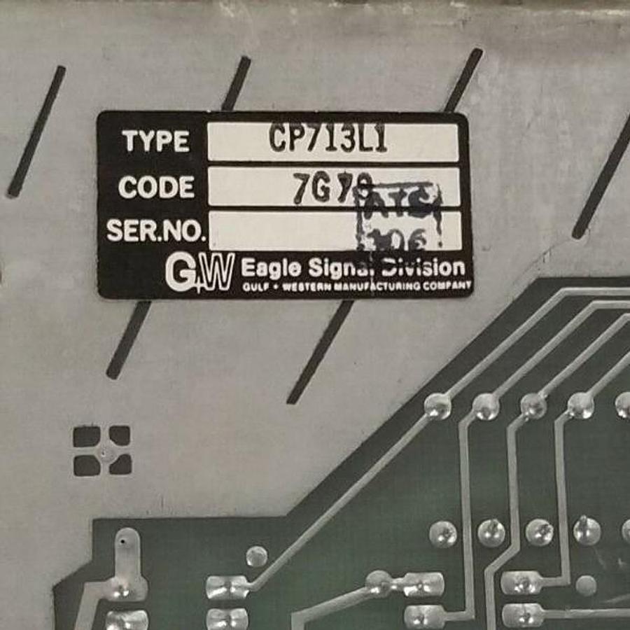 Used EAGLE SIGNAL CP713L1 EPTAK LOAD TRACK DRIVER BOARD PCP-1153 PCP-1201