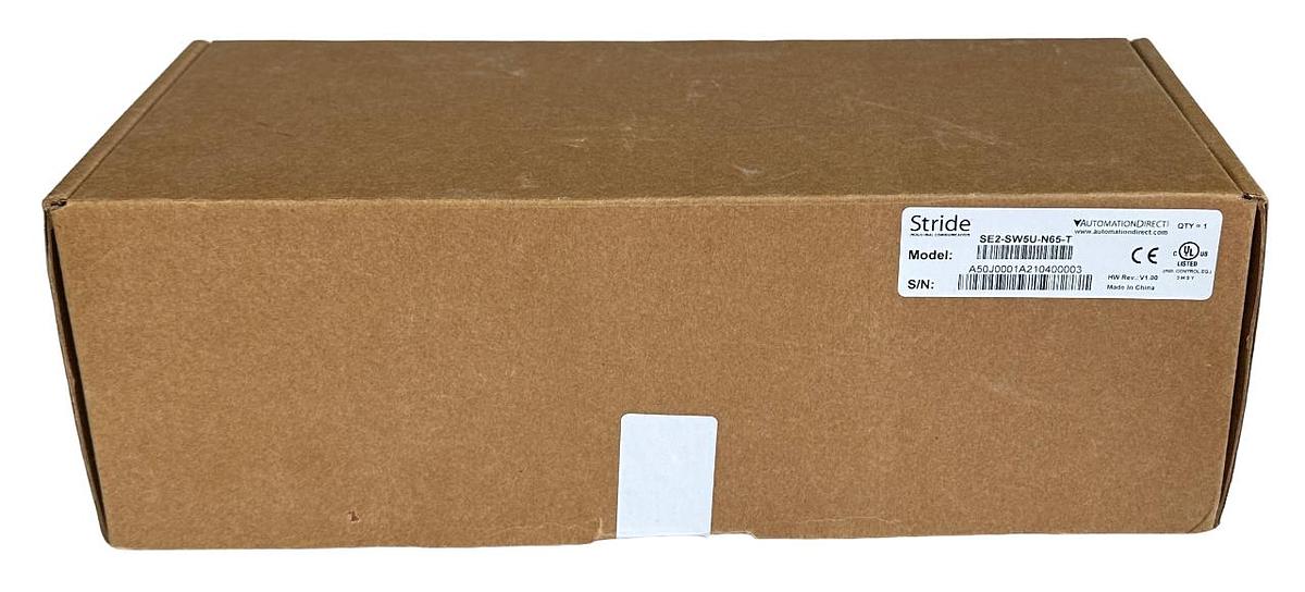 Used NEW AUTOMATION DIRECT STRIDE SE2-SW5U-N65-T / SE2SW5UN65T 5-PORT ETHERNET SWITCH